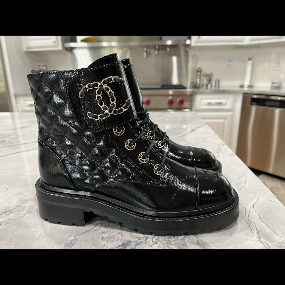 Chanel Brave Combat Boots